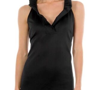 Gretchen Scott Designs Black and Pink Top